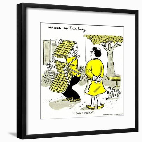 Hazel Cartoon-Ted Key-Framed Giclee Print