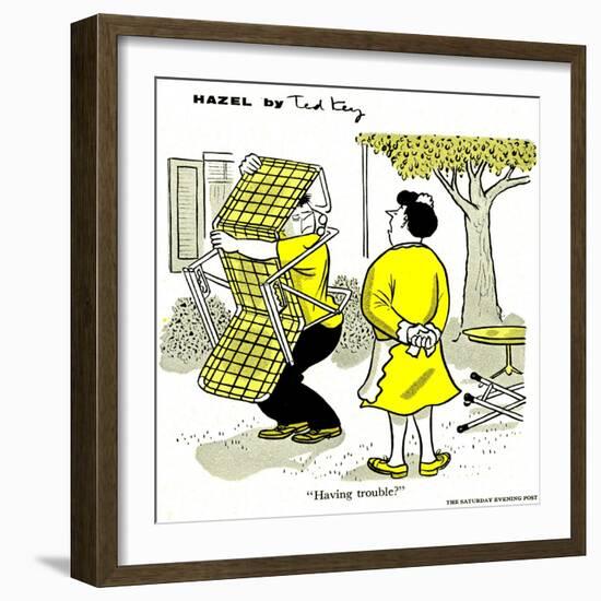 Hazel Cartoon-Ted Key-Framed Giclee Print