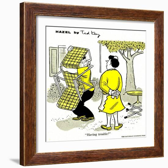 Hazel Cartoon-Ted Key-Framed Giclee Print