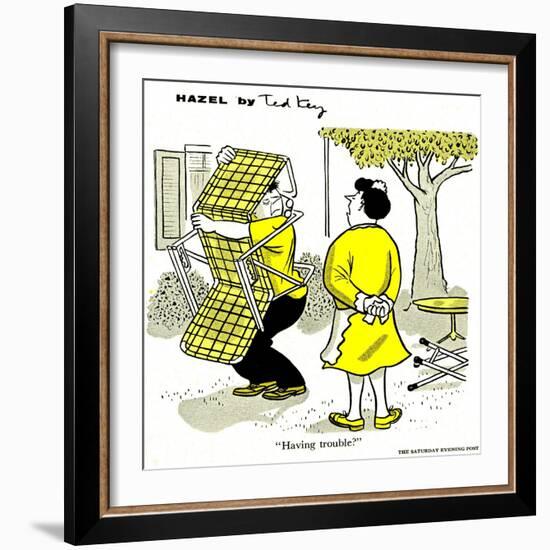 Hazel Cartoon-Ted Key-Framed Giclee Print