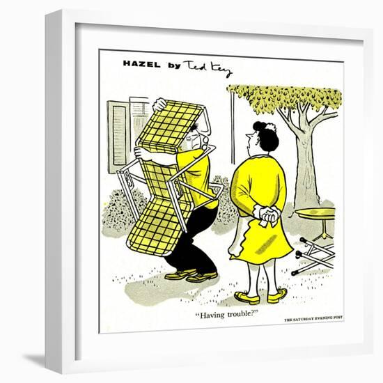 Hazel Cartoon-Ted Key-Framed Giclee Print