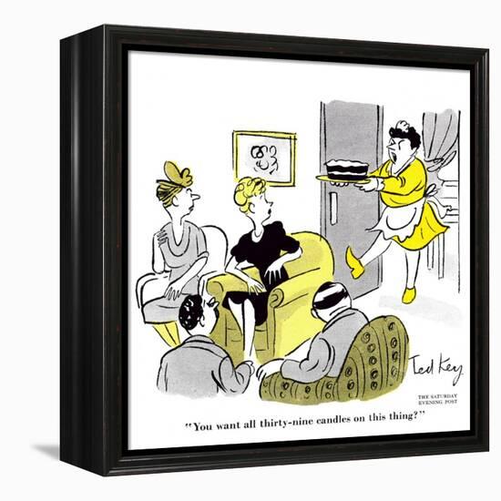 Hazel Cartoon-Ted Key-Framed Premier Image Canvas