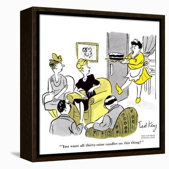 Hazel Cartoon-Ted Key-Framed Premier Image Canvas