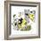 Hazel Cartoon-Ted Key-Framed Premium Giclee Print