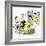 Hazel Cartoon-Ted Key-Framed Premium Giclee Print