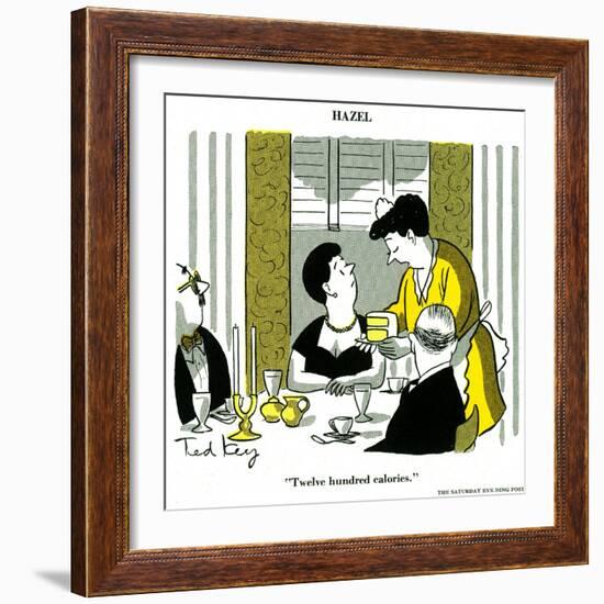 Hazel Cartoon-Ted Key-Framed Giclee Print