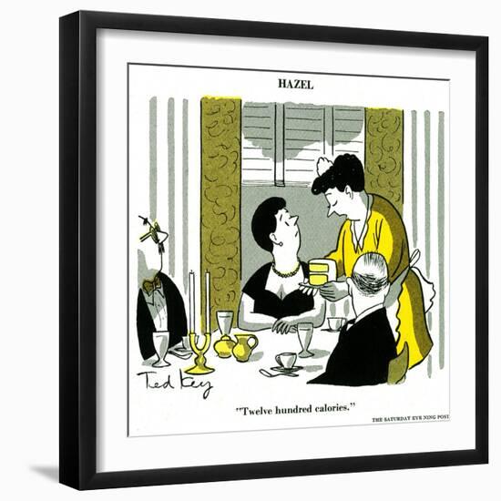 Hazel Cartoon-Ted Key-Framed Giclee Print