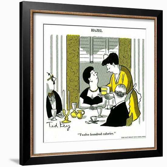 Hazel Cartoon-Ted Key-Framed Giclee Print