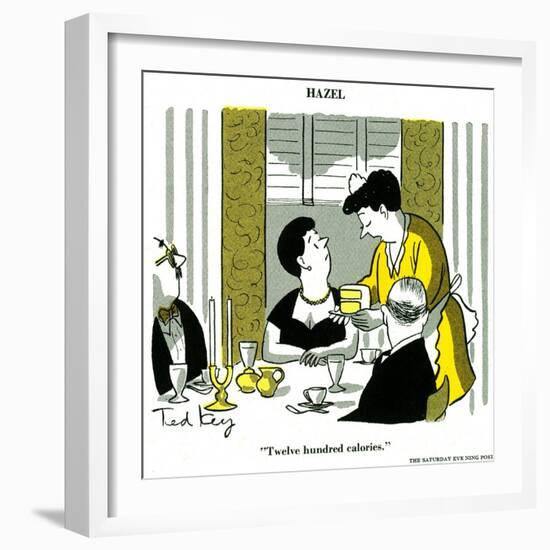 Hazel Cartoon-Ted Key-Framed Giclee Print