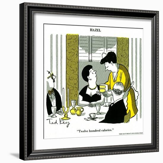 Hazel Cartoon-Ted Key-Framed Giclee Print