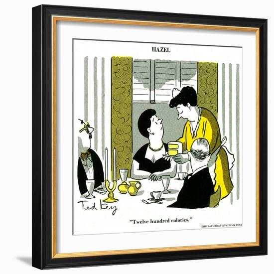 Hazel Cartoon-Ted Key-Framed Giclee Print