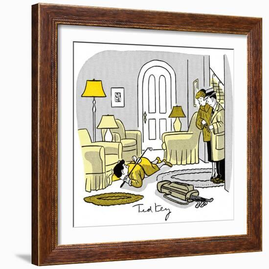 Hazel Cartoon-Ted Key-Framed Giclee Print