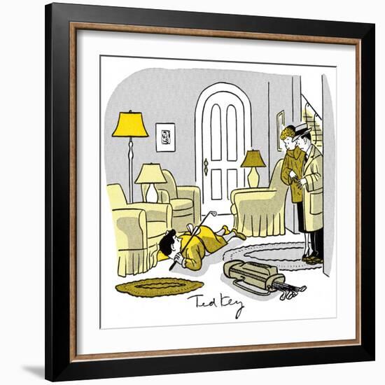 Hazel Cartoon-Ted Key-Framed Giclee Print