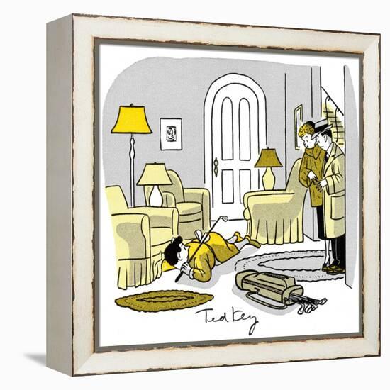 Hazel Cartoon-Ted Key-Framed Premier Image Canvas