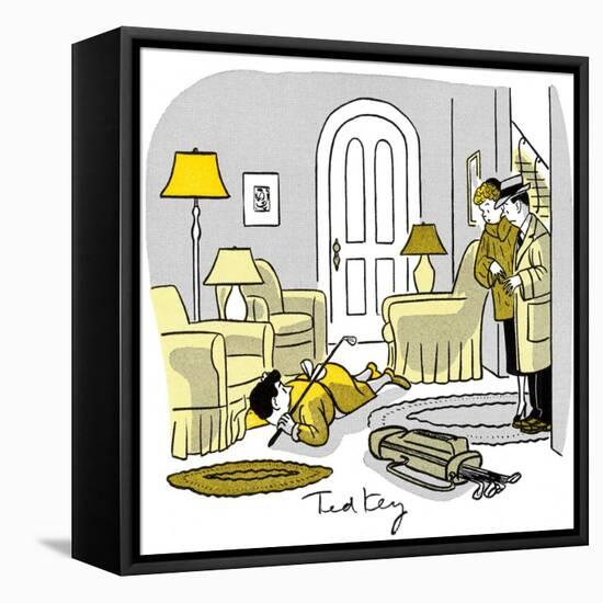 Hazel Cartoon-Ted Key-Framed Premier Image Canvas