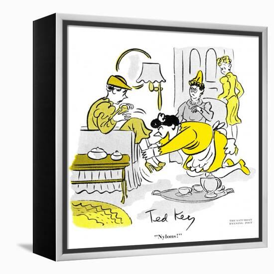 Hazel Cartoon-Ted Key-Framed Premier Image Canvas