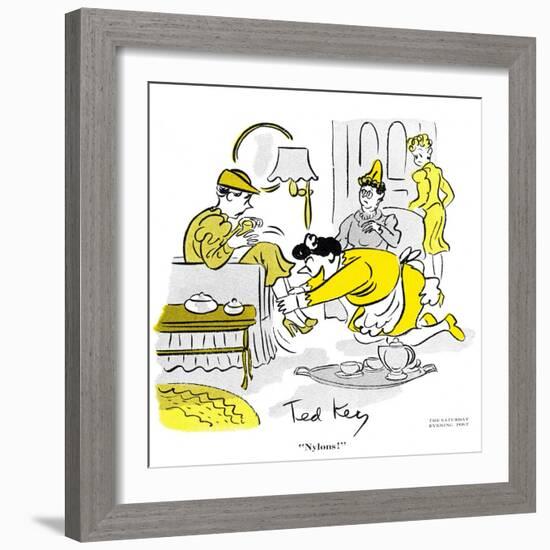 Hazel Cartoon-Ted Key-Framed Giclee Print