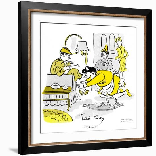 Hazel Cartoon-Ted Key-Framed Giclee Print