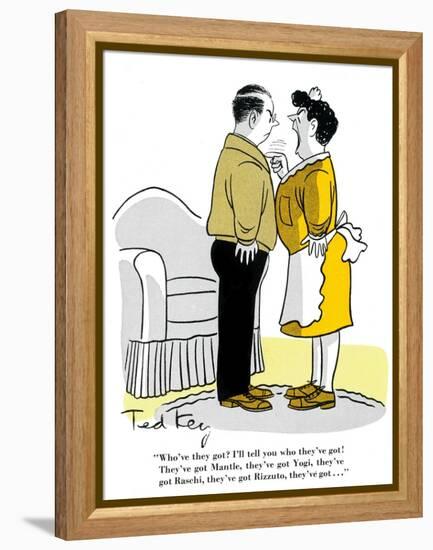 Hazel Cartoon-Ted Key-Framed Premier Image Canvas