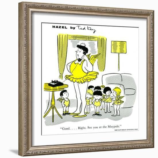 Hazel Cartoon-Ted Key-Framed Giclee Print