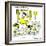 Hazel Cartoon-Ted Key-Framed Giclee Print