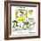 Hazel Cartoon-Ted Key-Framed Giclee Print