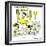 Hazel Cartoon-Ted Key-Framed Giclee Print