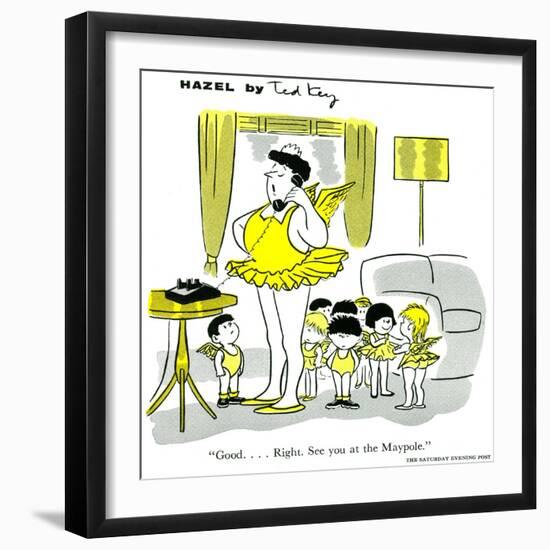 Hazel Cartoon-Ted Key-Framed Giclee Print