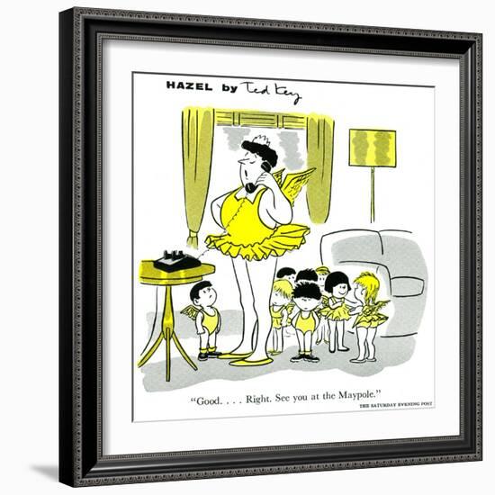 Hazel Cartoon-Ted Key-Framed Giclee Print