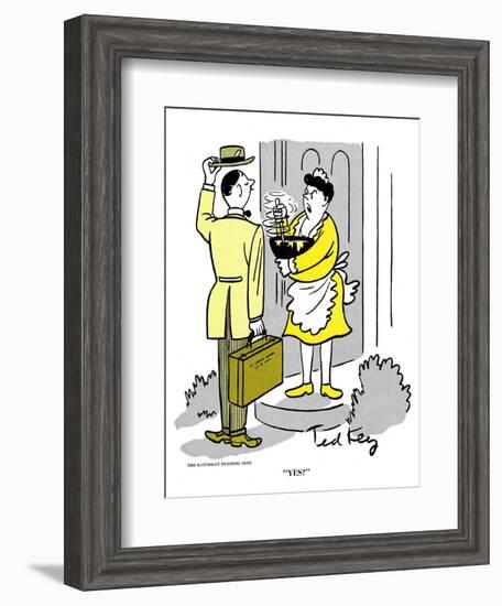 Hazel Cartoon-Ted Key-Framed Giclee Print