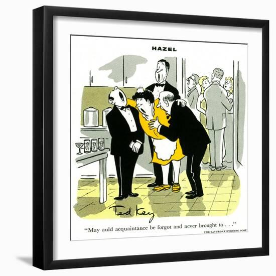 Hazel Cartoon-Ted Key-Framed Giclee Print