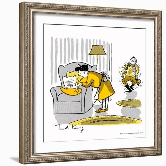 Hazel Cartoon-Ted Key-Framed Giclee Print