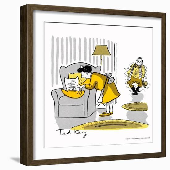 Hazel Cartoon-Ted Key-Framed Giclee Print