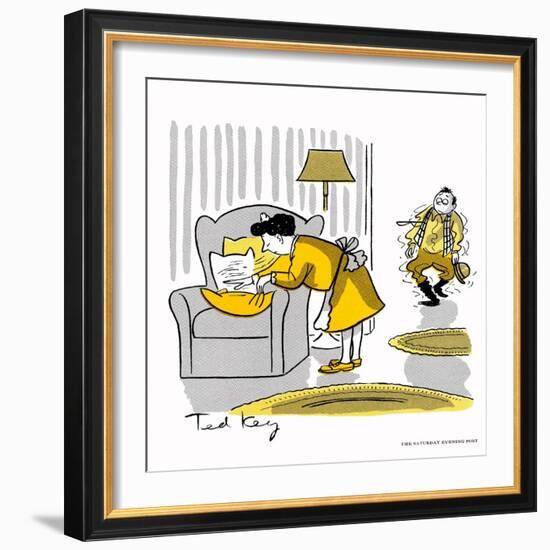 Hazel Cartoon-Ted Key-Framed Giclee Print