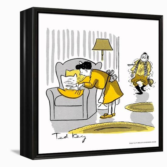 Hazel Cartoon-Ted Key-Framed Premier Image Canvas