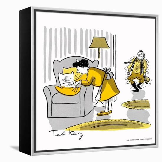 Hazel Cartoon-Ted Key-Framed Premier Image Canvas