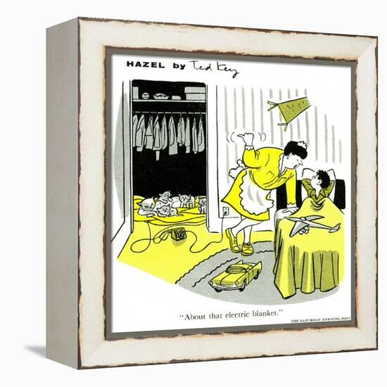 Hazel Cartoon-Ted Key-Framed Premier Image Canvas