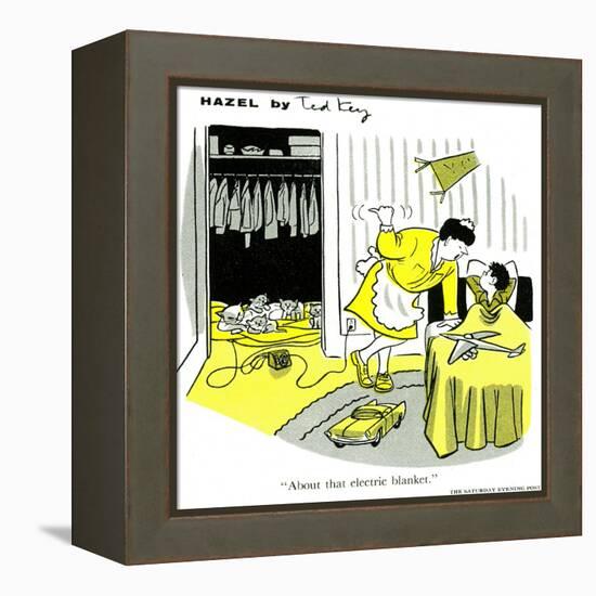 Hazel Cartoon-Ted Key-Framed Premier Image Canvas