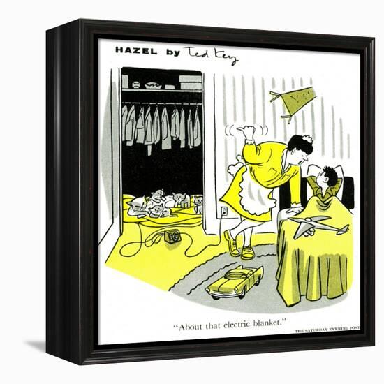 Hazel Cartoon-Ted Key-Framed Premier Image Canvas