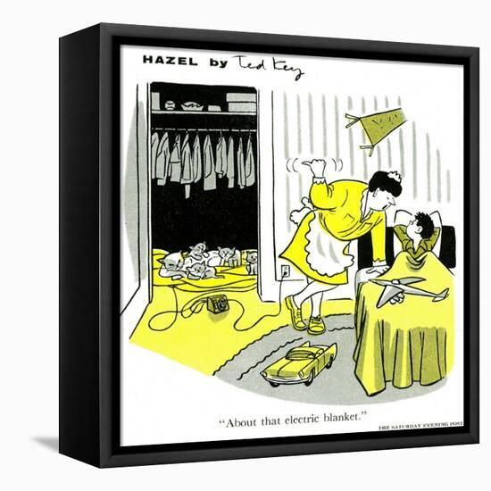 Hazel Cartoon-Ted Key-Framed Premier Image Canvas