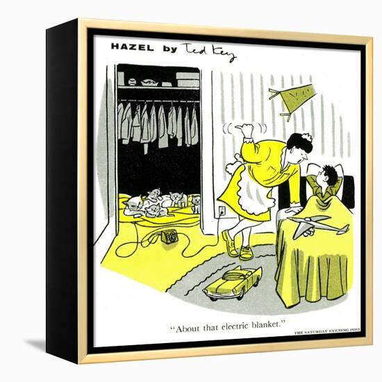 Hazel Cartoon-Ted Key-Framed Premier Image Canvas