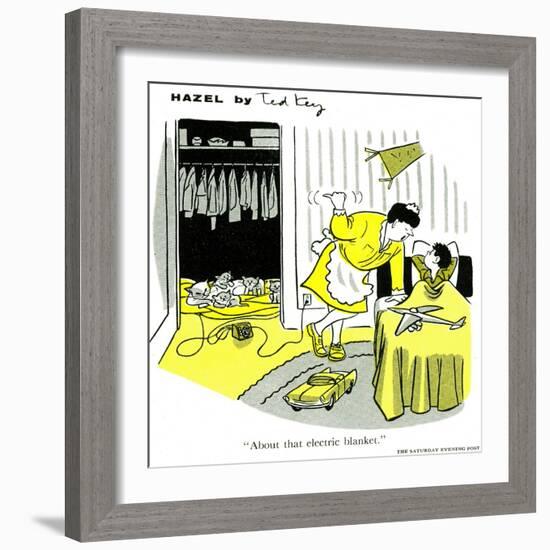 Hazel Cartoon-Ted Key-Framed Giclee Print