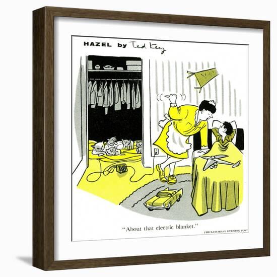 Hazel Cartoon-Ted Key-Framed Giclee Print