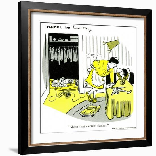 Hazel Cartoon-Ted Key-Framed Giclee Print