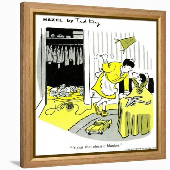 Hazel Cartoon-Ted Key-Framed Premier Image Canvas