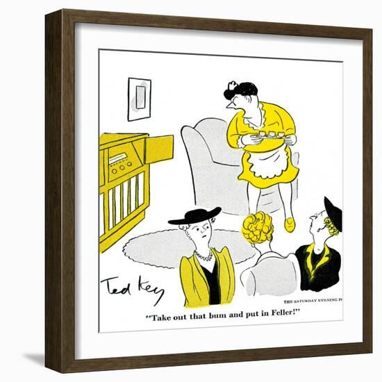 Hazel Cartoon-Ted Key-Framed Giclee Print