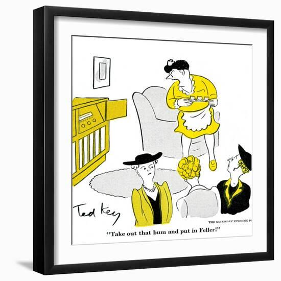 Hazel Cartoon-Ted Key-Framed Giclee Print