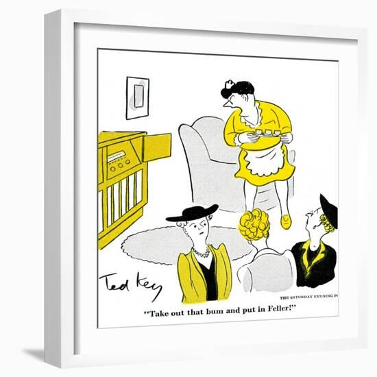 Hazel Cartoon-Ted Key-Framed Giclee Print