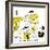 Hazel Cartoon-Ted Key-Framed Giclee Print