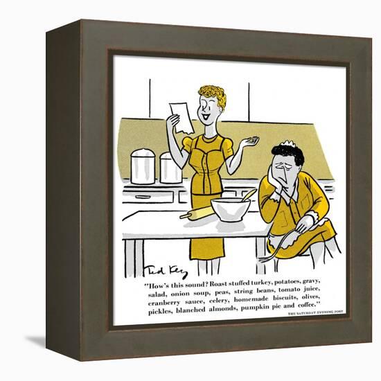 Hazel Cartoon-Ted Key-Framed Premier Image Canvas